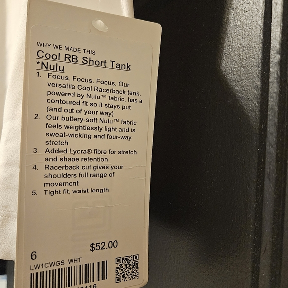 Lululemon Short Top - Picture 2 of 2